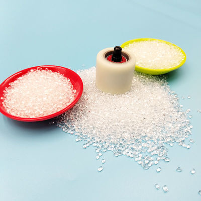 Διαφανείς διαμορφώσιμες θερμοπλαστικές χάντρες Βιομηχανικά πλαστικά κόκκοι Άσπρη