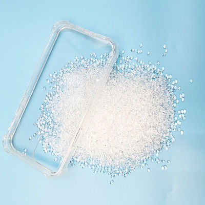 Διαφανείς διαμορφώσιμες θερμοπλαστικές χάντρες Βιομηχανικά πλαστικά κόκκοι Άσπρη