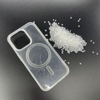 Κρυστάλλινο καθαρό μαλακό TPU πρώτης ύλης Προστατευτική θήκη τηλεφώνου