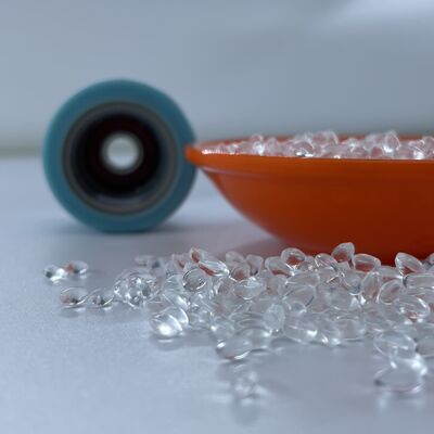 Υλικό TPU που απορροφά ήχο και είναι ανθεκτικό στην φθορά που χρησιμοποιείται στην παραγωγή τροχών